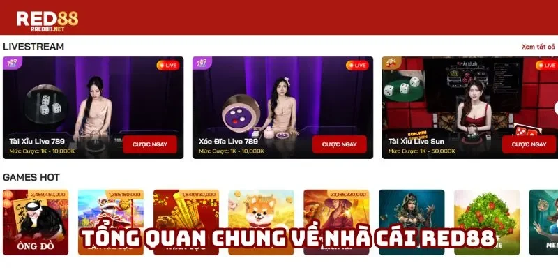 Tổng quan chung về nhà cái Red88 đang nổi danh thị trường Tổng quan chung về nhà cái Red88 đang nổi danh thị trường